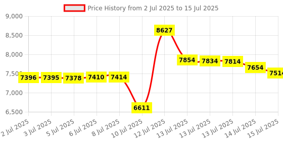 amazon.in Karaoke Bag Compatible with JYX-S55/ for JYX 69BT Karaoke Machine with Two Wireless Microphones,Holder for MS69 Portable Bluetooth Speaker PA System, Box for Remote Control, Charging Cable (Case Only) Price History Graph from 2 Jul 2025 to 15 Jul 2025