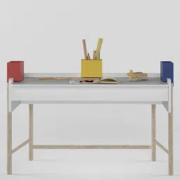 boingg! - a happy start Dapper Kids Study Table in White Colour-picture-34