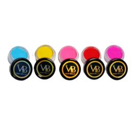 Veoni Belle Neon Pigment Eye Shadow - 5 Pc Set Shade2-picture-17