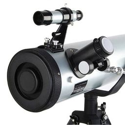 SSEA Telescope -Mod 70076 Reflector Astronomical Telescope- HD Precise Optics -(with Full Size Stand-for) All -Multi Power Enhance Optics Aperture Modal 70076 mm with Bag image 4