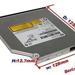 bhomani Laptop Internal 12.7mm DVD CD Burner Optical Drive Replacement，for Toshiba Samsung SN-208 SN208 SN-208AB SN-208BB SN-208DB, Dual Layer Layer 8X DVD-RW DVD+-R DL 24X CD-R/RW Writer Player image 3