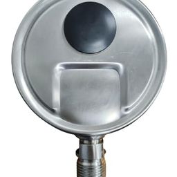 "Ji" Japsin Instrumentation Glycerin Filled Pressure Gauge, 4" Dial, SS 304 Case Bayonet Type & SS Internals, Range 0-21 Kg/Cm2 With Dual Scale of 300 PSI, Direct Mounting Bottom Entry image 2