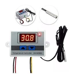 Real Instruments XH W3001 Digital LED Display Temperature Controller 220V 1500W 10A LED Temperature Controller With Thermostat Control Switch NTC Sensor Probe For Egg Incubator image 5