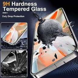 opentech OpenTech® Military-Grade Tempered Glass Screen Protector Compatible for Google Pixel 9 / Google Pixel 9 Pro with Edge to Edge Coverage and Easy Installation kit image 3