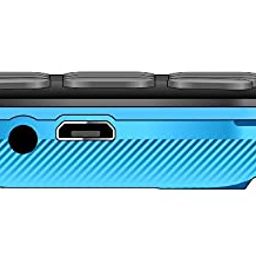 Micromax All-New X416 keypad Mobile with 1.8" Screen|Auto Call Recording | Power Saving Mode| Bright Torch | Expandable Storage Upto 16GB | Wireless FM | Black & Blue image 4
