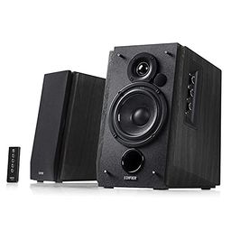 Edifier R1700BT Bluetooth Bookshelf Speakers (Black) - Active Near-Field Studio Monitors - Powered Speakers 2.0 Setup Wooden Enclosure - 66w RMS image 4