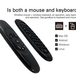 BEEBIRD 3 in 1 Universal Air Mouse Remote with Keyboard - 2.4 Ghz Wireless Connection Air Fly Smart Remote for PC, Smart TV, Android TV Box image 2