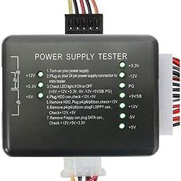 oraima Power Supply Tester Motherboard Computer PC 24 pin 20 pin 8 pin 6 pin 4 pin for PSU, ATX, SATA, HDD, SMPS, PC, Floppy with LED Indicator Light image 1