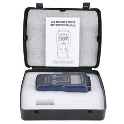Digital Solar Power Meter,Handheld UV Strength Sunlight Meter, W/m²/Btu Sun Light Radiation Measuring Testing Instrument,for Meteorology, Agriculture, Physical and Optical Experiments Etc image 1