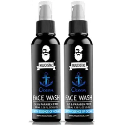 MUUCHSTAC Set of 2 Ocean Face Wash with Essence of Ocean - 100 ml Each image 1