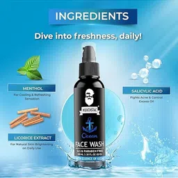 MUUCHSTAC Set of 2 Ocean Face Wash with Essence of Ocean - 100 ml Each image 5