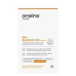 Origins Nutra Sea Buckthorn Oil Soft Gels Reduces Wrinkles & Pigmentation- 28 Soft Gels-48