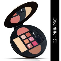 SUGAR Cosmetics Contour De Force Eyes And Face Palette 02 - Pink Pro-35