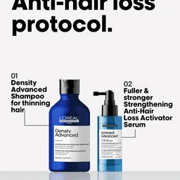 LOreal Professionnel Set of Density Advanced Shampoo 300ml & Aminexil Advanced Serum 90ml image 4