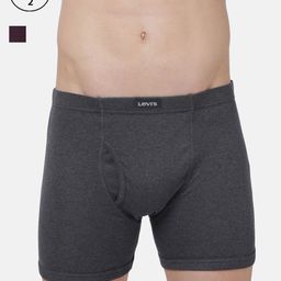 Levis Pack Of 2 Comfort Boxer Brief for Men Comfort & Smartskin Technology#010 (Black)-picture-57