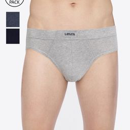 Levi's 011 Pack of 3 Comfort Brief for Men, Comfort & Smartskin Technology-image-59