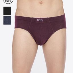 Levi's 011 Pack of 3 Comfort Brief for Men, Comfort & Smartskin Technology-image-91