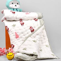 Moms Home Red & White Cartoon Characters Mild Winter 500 GSM Single Bed Quilt-image-37