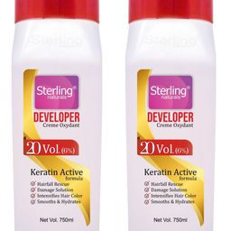Sterling Naturals Set Of 2 Hair Color Developer 20V-6% - 750 ml Each-55