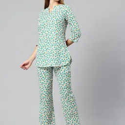 Cottinfab Printed Pure Cotton Top and Trouser-image-11