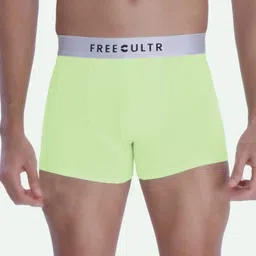 FREECULTR Men Lime Green Solid Anti Bacterial Trunk FC-SF-T-ZL-01-44