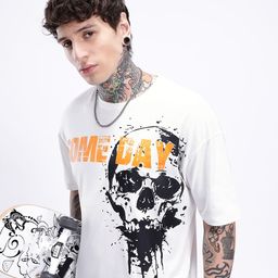 Kook N Keech Typography Printed Drop-Shoulder Sleeves Oversized T-shirt-image-24