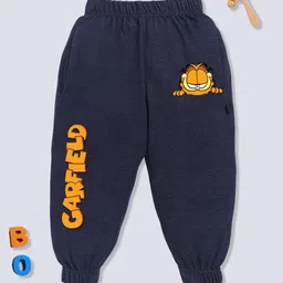 YK X Minute Mirth Boys Garfield Printed Pure Cotton Joggers-image-65