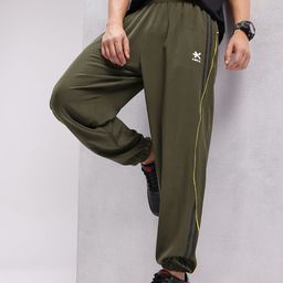 HRX by Hrithik Roshan Men Contrast Piping Lifestyle Joggers-image-39