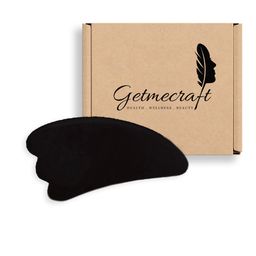 Getmecraft Black Obsidian Wing Shape Gua Sha Facial Massage Tool-31