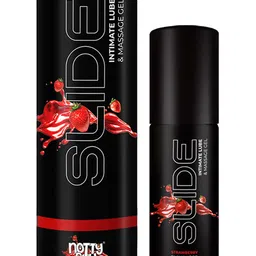 noTTy Boy Slide Strawberry Flavoured Intimate Lube & Massage Gel - 100 ml-19