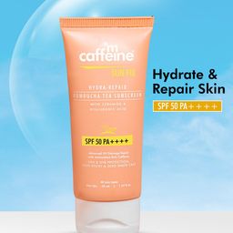 MCaffeine Hydra Repair Lightweight Sunscreen SPF 50 PA++++ with Kombucha Tea - 50 ml-52