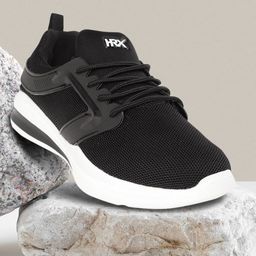 HRX by Hrithik Roshan Men Black Woven Design Street Running Shoes-picture-21
