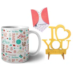 Phirki Studio Printed Ceramic Glossy Valentine Mugs & Showpiece-image-2