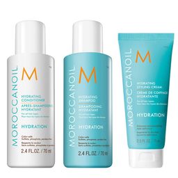 MOROCCANOIL Hydrating Hair Trio - Conditioner 70ml + Styling Cream 75ml + Shampoo 70ml-10
