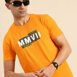 Being Human Pure Cotton Typography Printed Slim Fit T-shirt-picture-7