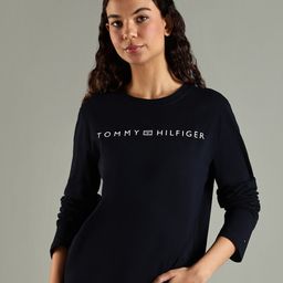 Tommy Hilfiger Brand Logo Printed Round Neck Cotton T-shirt-image-46