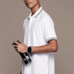 Macy's Club Room Moisture Wicking Polo Collar Sports T-shirt-image-11