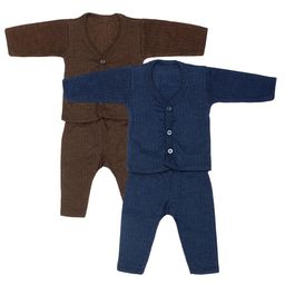 Superminis Infants Pack Of 2 Super Warm Pure Cotton Thermal Set-22