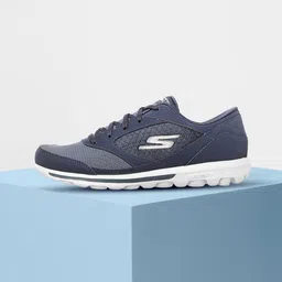 Skechers Women Navy Blue GO WALK CLASSIC HIGH WINDS Walking Shoes-image-47