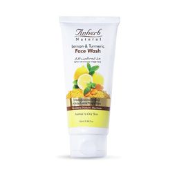 Anherb Natural Lemon & Turmeric Face Wash for Normal to Oily Skin - 100ml-48
