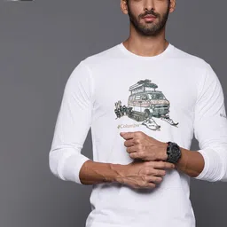 Columbia Men White Sun Trekking T-Shirt-image-41
