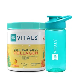 HK VITALS Skin Radiance Collagen Powder - Mango - 100g with Sipper-9