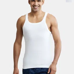 Jockey Men Pack Of 2 Cotton Innerwear Vests US26-0205-WHITE-49