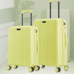 Nasher Miles Set of 2 Auroville Textured Hard-Sided Trolley Bags-22