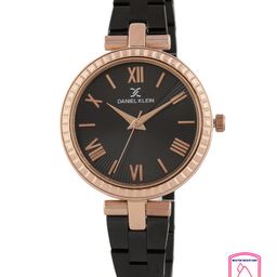 Daniel Klein Women Black Textured Analogue Watch DK.1.12487-5-image-35