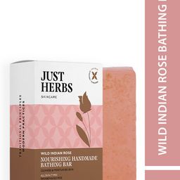 Just Herb Rose Handmade Bathing Bar Soap For Women And Men - 100 g-22