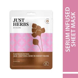 Just Herbs Plant-Based Retinol Age-Defying Serum Sheet Mask -20g-46