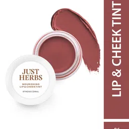 Just Herbs Lip and Cheek Tint and Blush - 06 Pink Forever 4 g-56