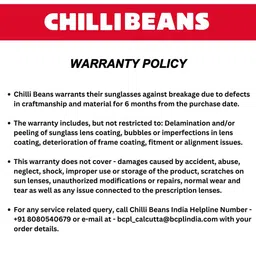 Chilli Beans Unisex Round Sunglasses with UV Protected Lens OCCL38661567 image 3