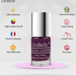DeBelle Set Of 2 Long Lasting Gel Nail Lacquer With Seaweed Extract - 6ml Each image 2
